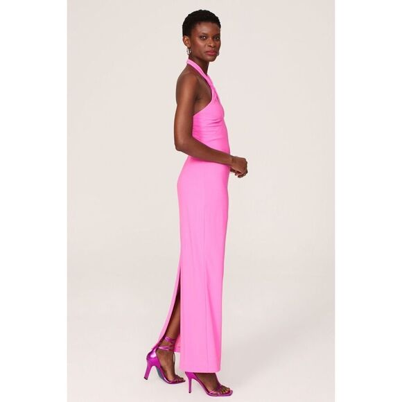 One33 Social Pin Twist Halter Gown 🤎 - Picture 3 of 9